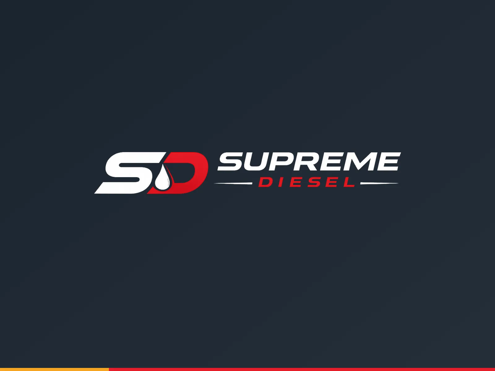 Supreme Diesel brand guidelines title card