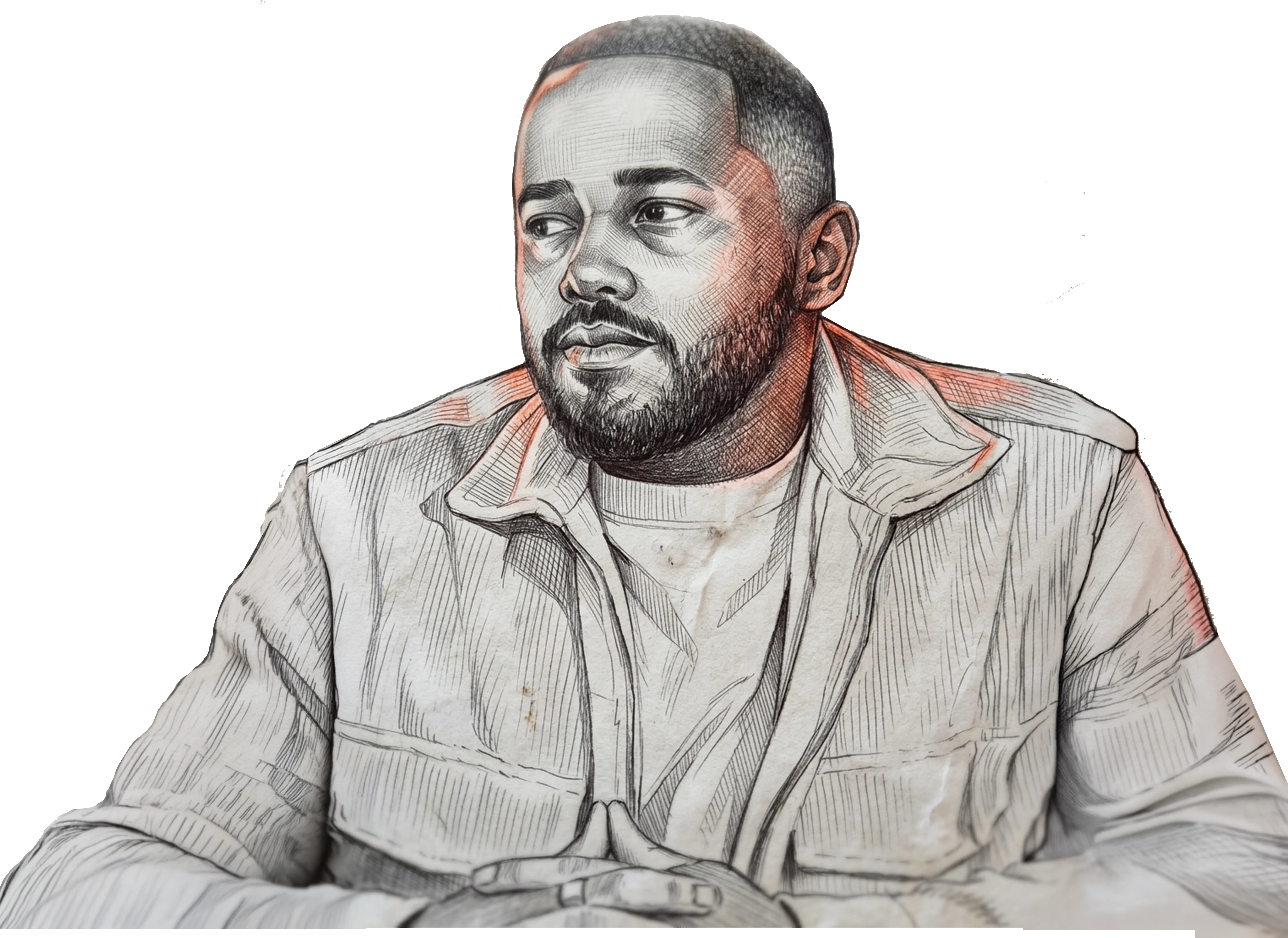 Ronald De Klerk, illustrated portrait